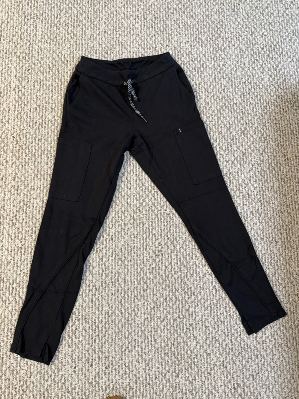 Jaanuu Black Slim Jogger Pants